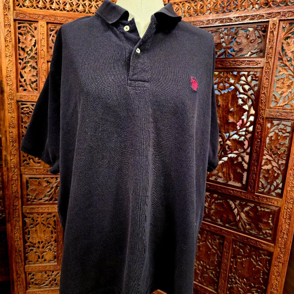 Men's Ralph Lauren US Polo Assn black polo shirt size XXL